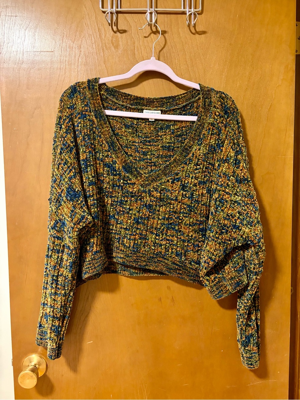 EARTHBOUND Multicolor Crop Sweater